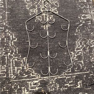 Belt or Tie Hanger - Silver